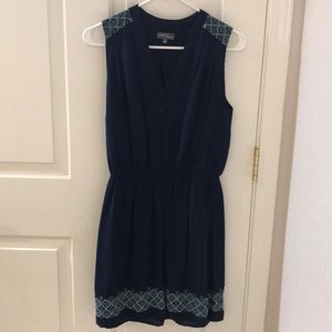 Stitch fix market spruce blue sleeveless dress